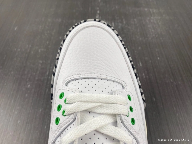 Kicked Out Shoe Store CK9246-136 Lucky Green Jordan Retro 3 (W) 0813